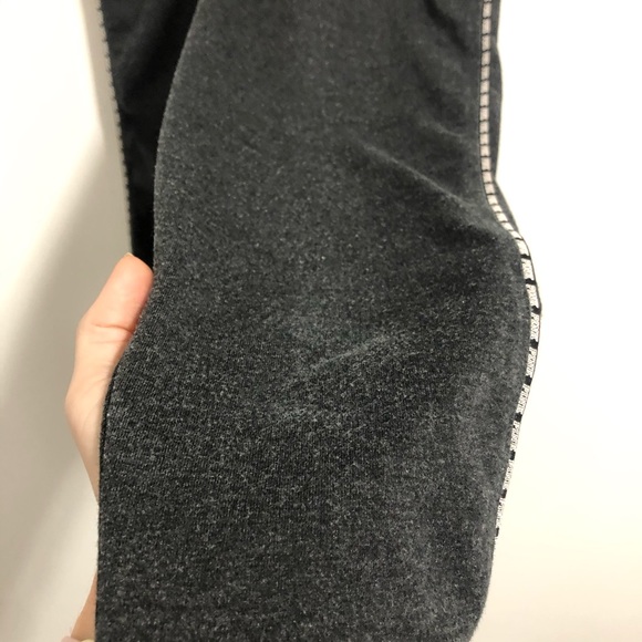 PINK cotton yoga leggings -  w pink logo trim - Picture 7 of 11